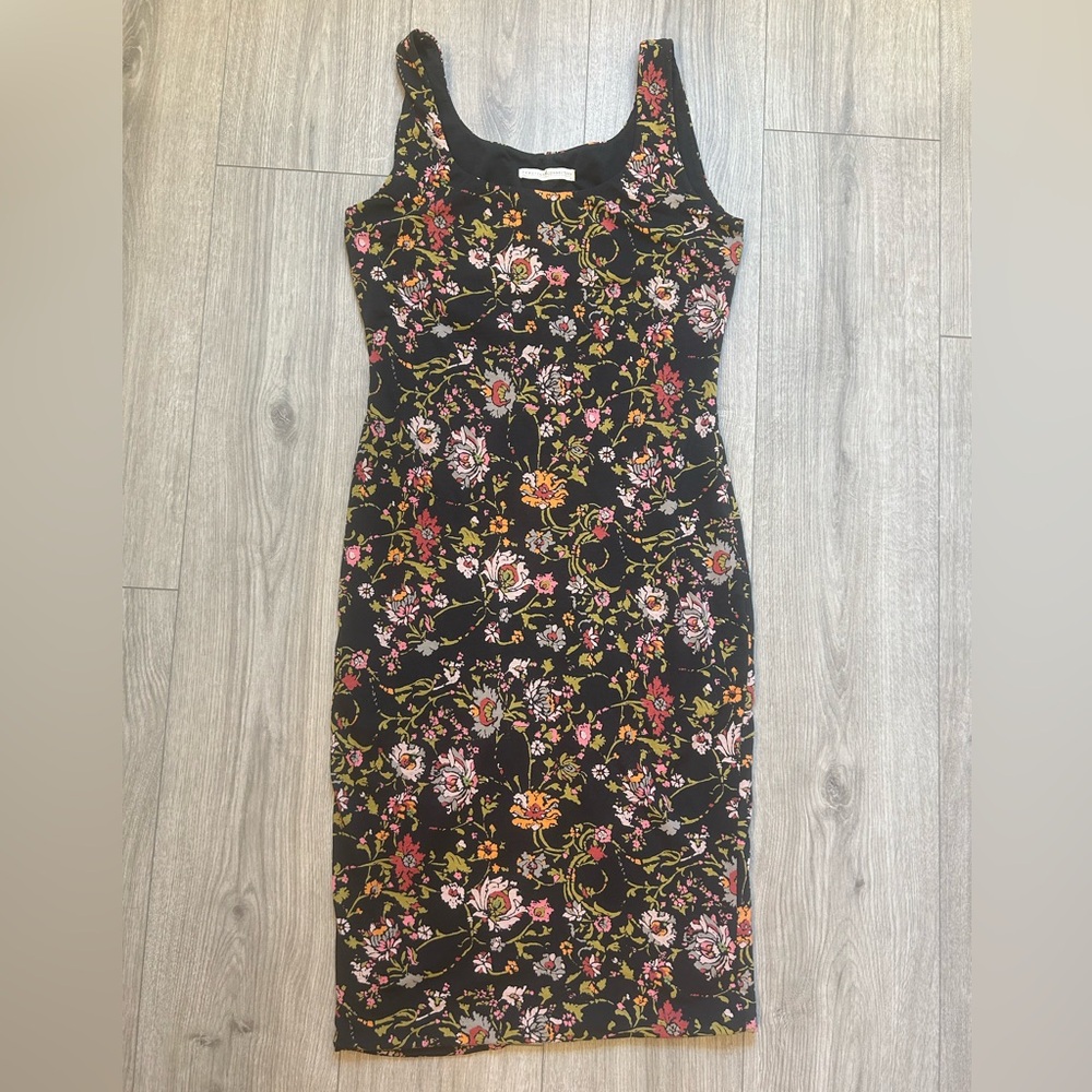 Peruvian Connection fitted floral dress